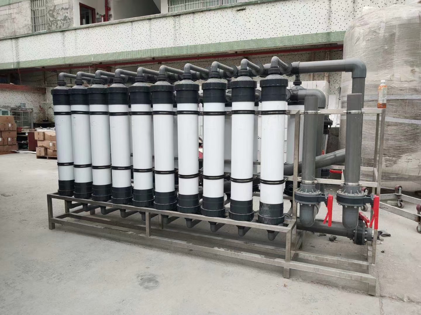 旭博体育网球（中国）有限公司超滤设备，20吨超滤净水设备